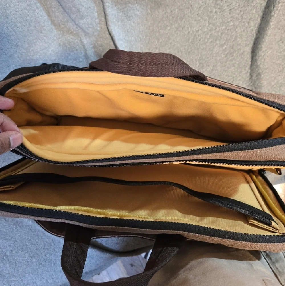 Elegant Brown Laptop Bag for Men